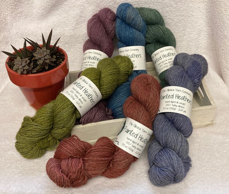 Painted Heathers Yarn