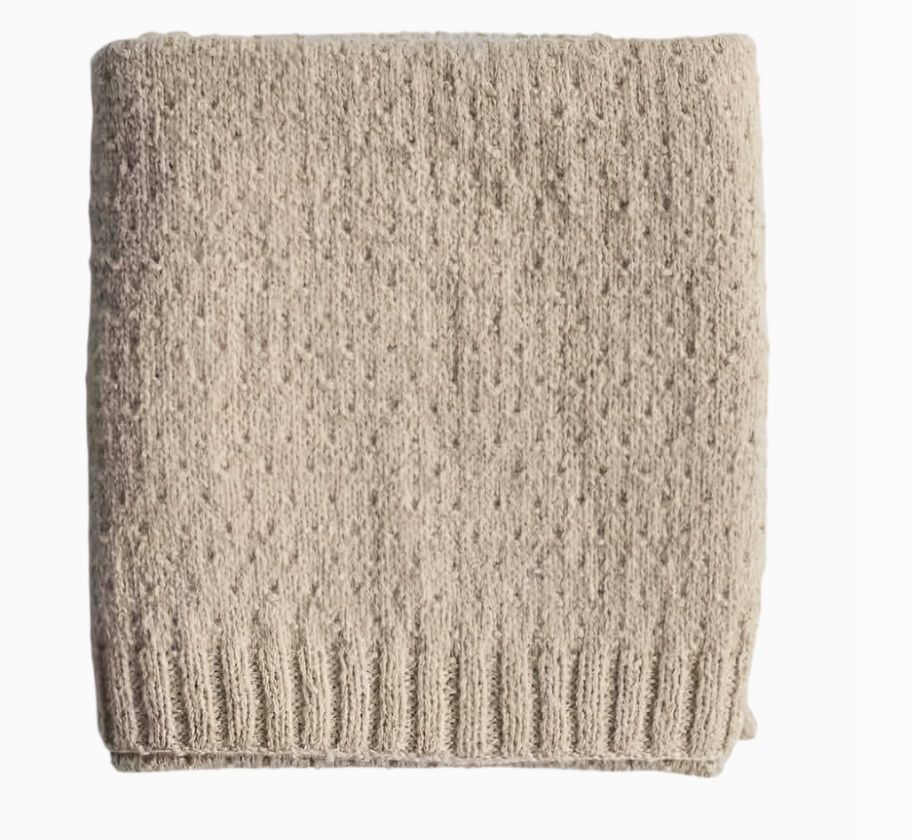 Luxury Alpaca Baby Blanket, Color: Beige
