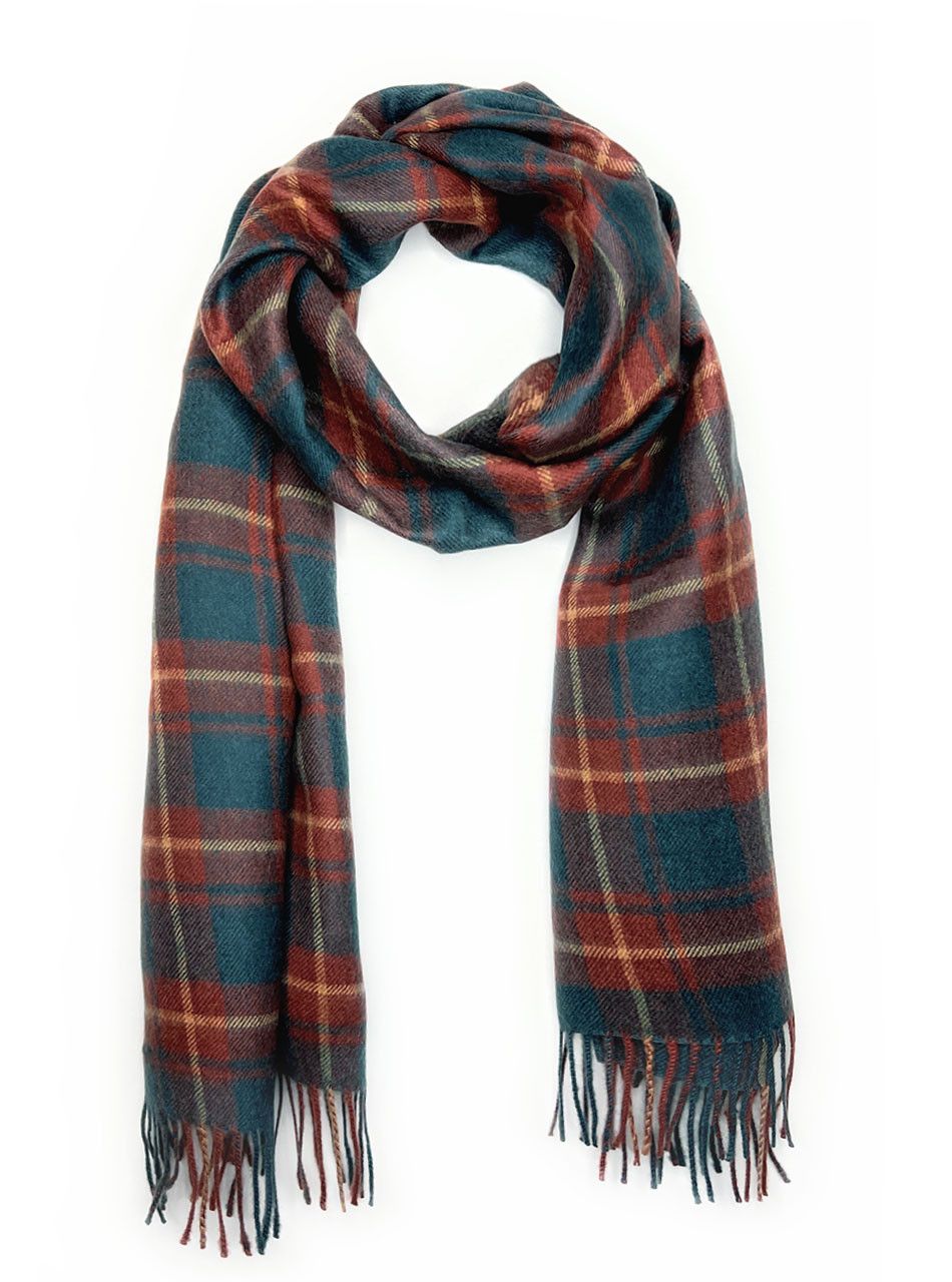 Baby Alpaca Tribeca Tartan Plaid Scarf