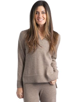 Alpaca V-Neck Pullover