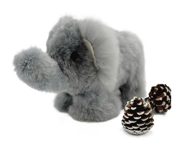 Elephant 10&quot;, Color: Grey