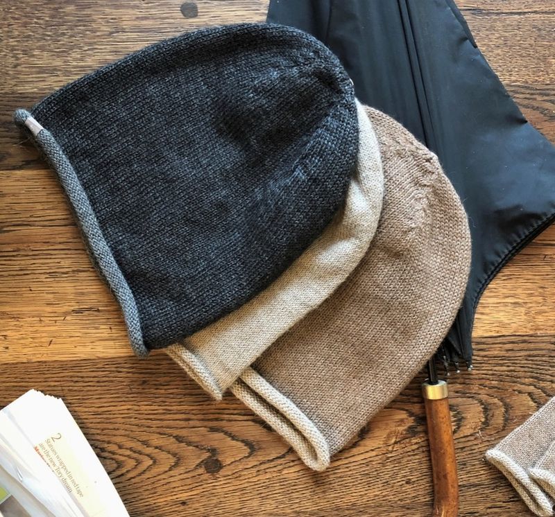 Alpaca Jersey Knit Beanie