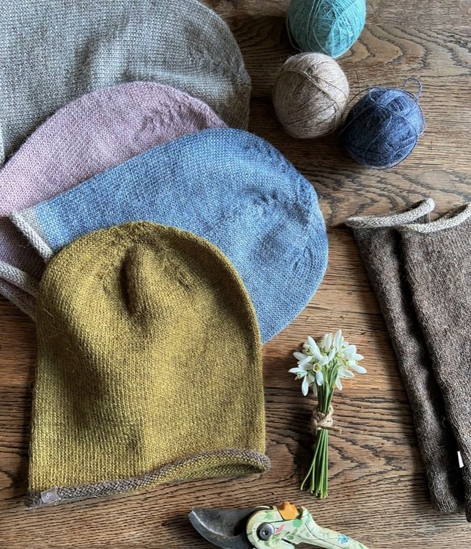 Alpaca Jersey Knit Beanie