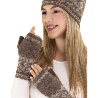 Anna Brushed Fingerless Gloves