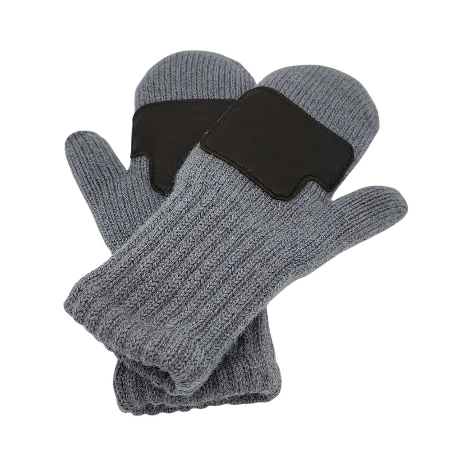 Leather Palm Lined Alpaca Mitten