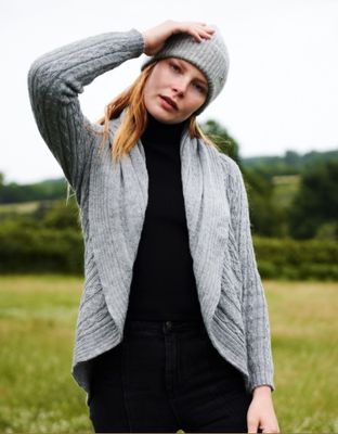 Convertible Alpaca Cardigan