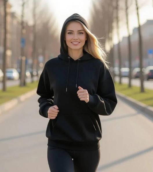 Lux Alpaca Hoodie, Color: Black, Size: Small