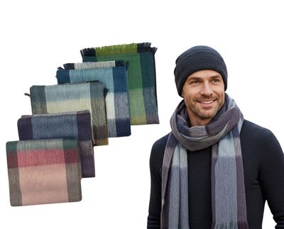 Brushed Plaid Scarf
