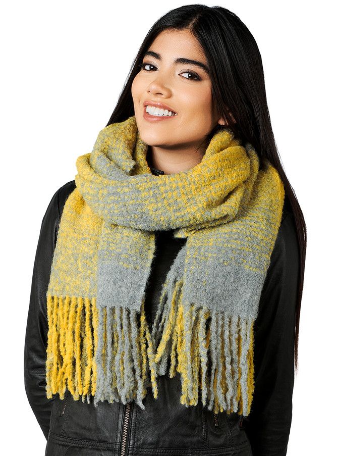 Ombre Oversized Tassel Fringe Scarf