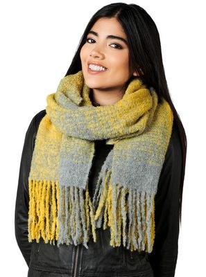 Ombre Oversized Tassel Fringe Scarf