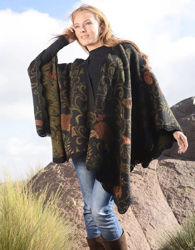 Emerald Reversible Ruana