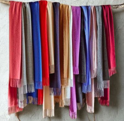 Woven Scarf Baby Alpaca