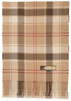 Plaid Baby Alpaca Scarf EA