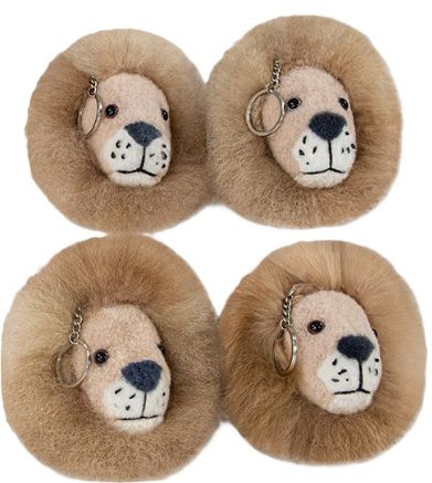 Lion Face Keychain