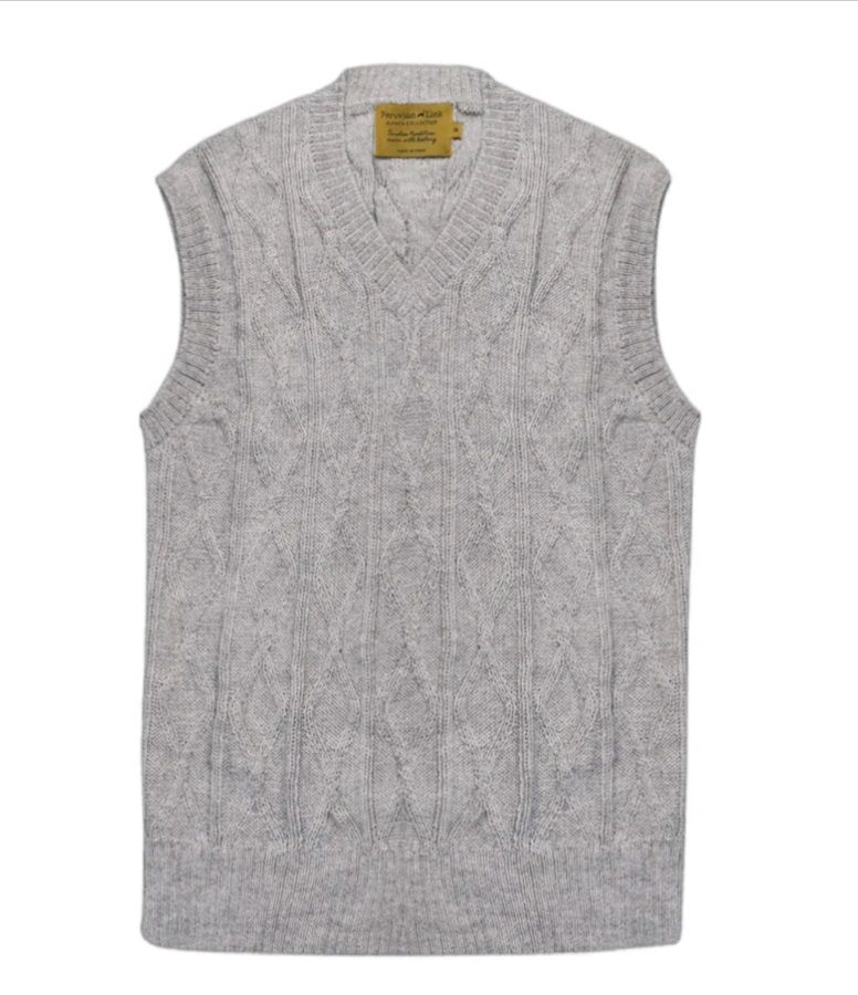 Cable V Neck Vest