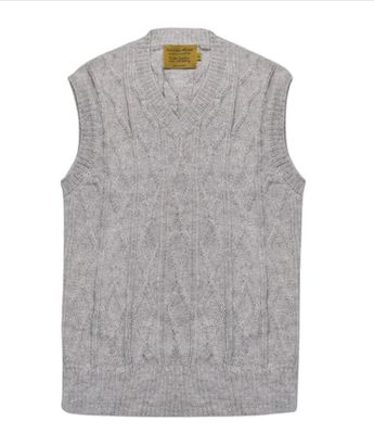Cable V Neck Vest
