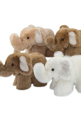 Classic Elephant Alpaca Fur 8"