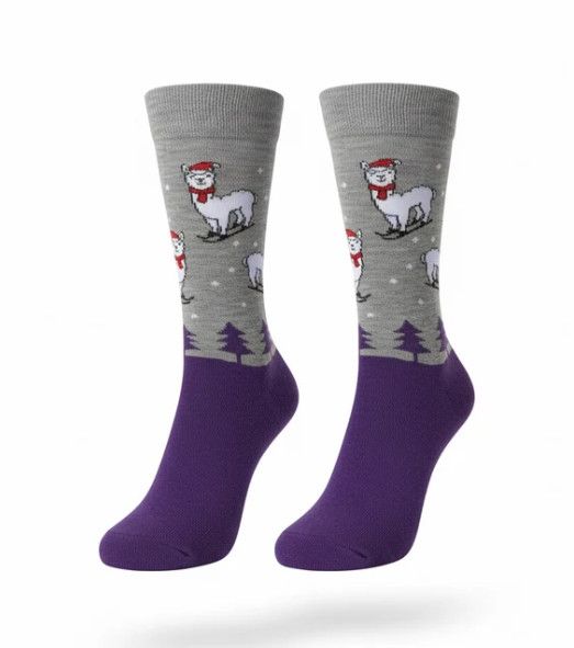 Winter Wonderland Alpaca Socks