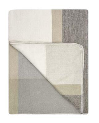Brushed Color Block Throw