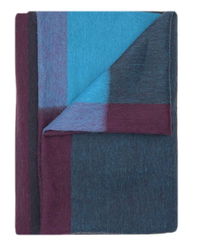 Brushed Color Block Blanket