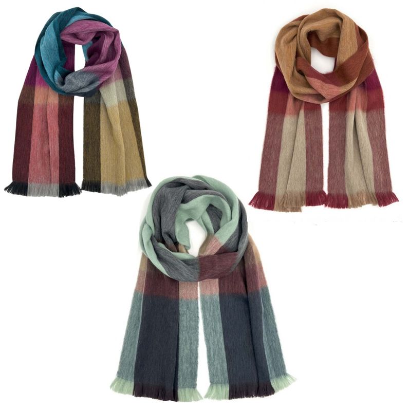 Brushed Plaid Scarf