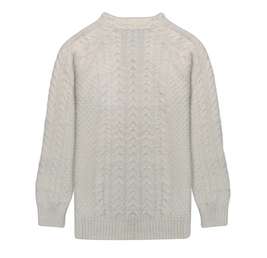 Aran Cable Sweater, Size: Small