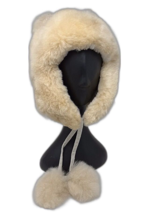 Teddy Bear Adult Alpaca Fur Hat
