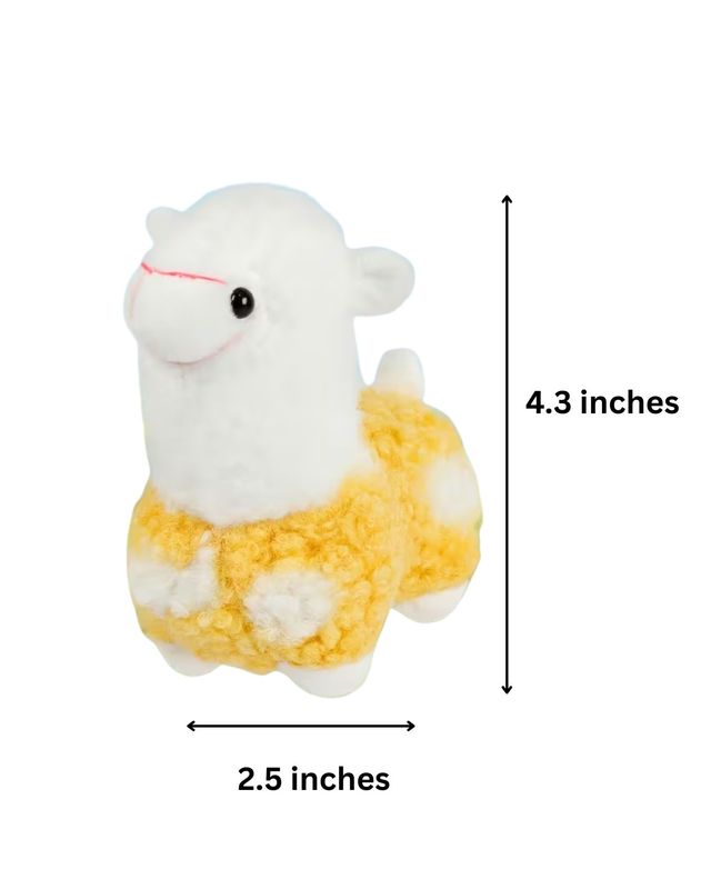 Whimsical Alpaca Keychain