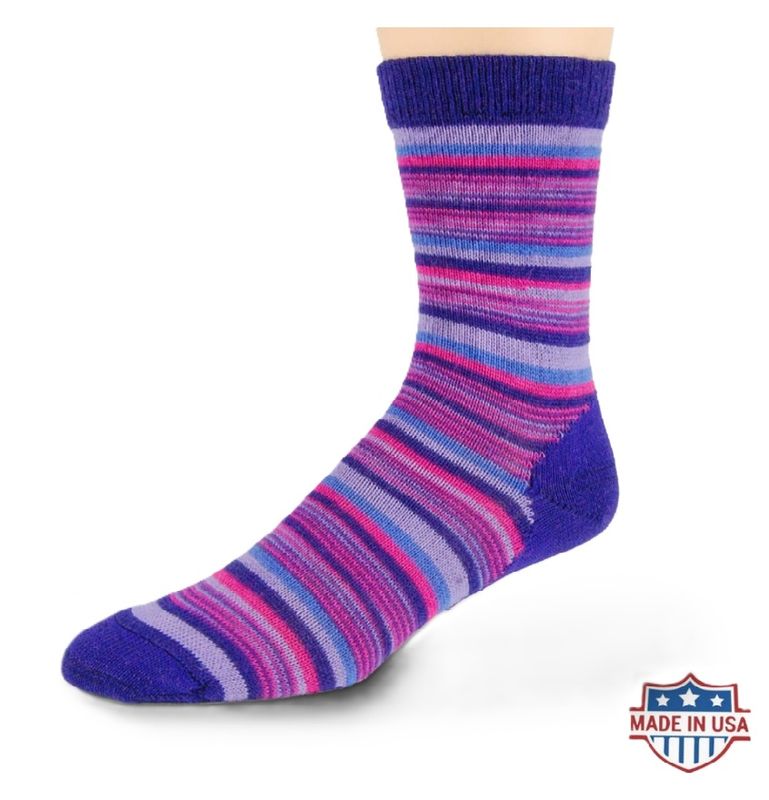 Dress Sock Half Crew Striped