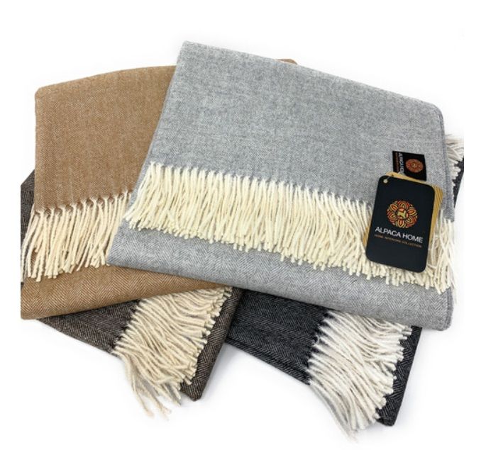 Eco Herringbone Sofa Throw