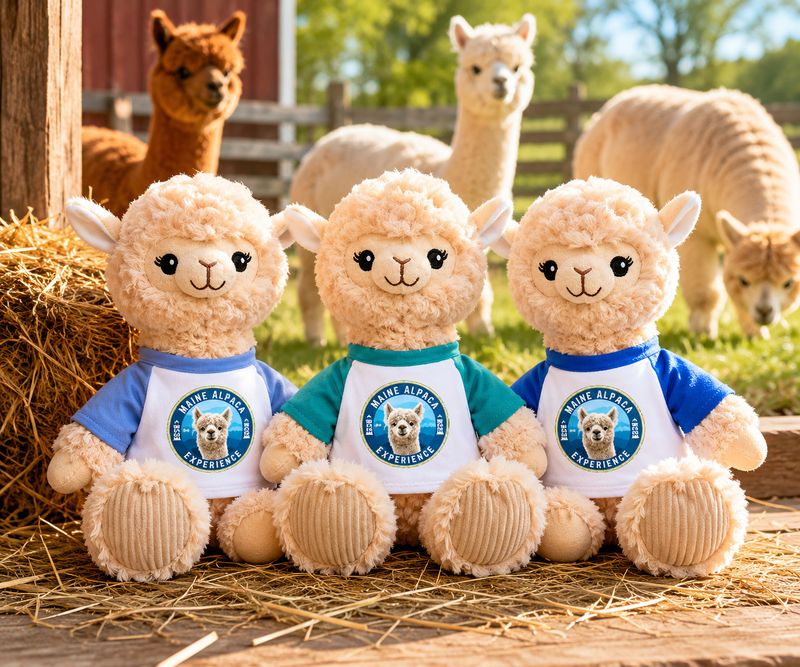 Plush Alpaca 9" w/Shirt