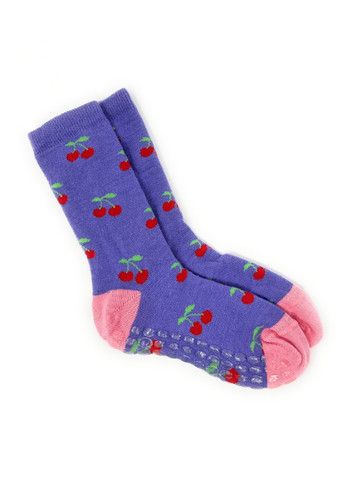 Cherry Kids Grippy Socks