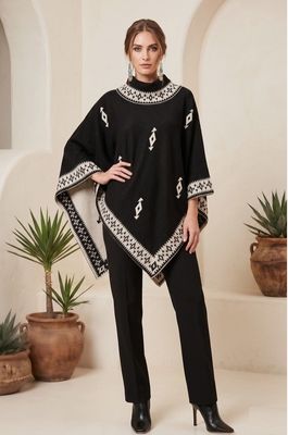 Classic Alpaca Poncho