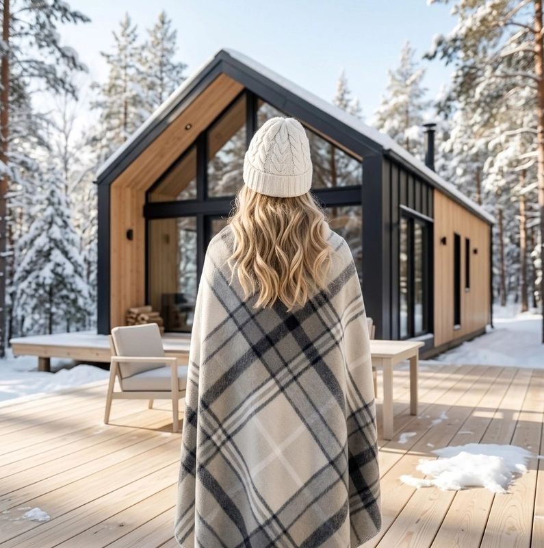 Brushed Plaid Throw