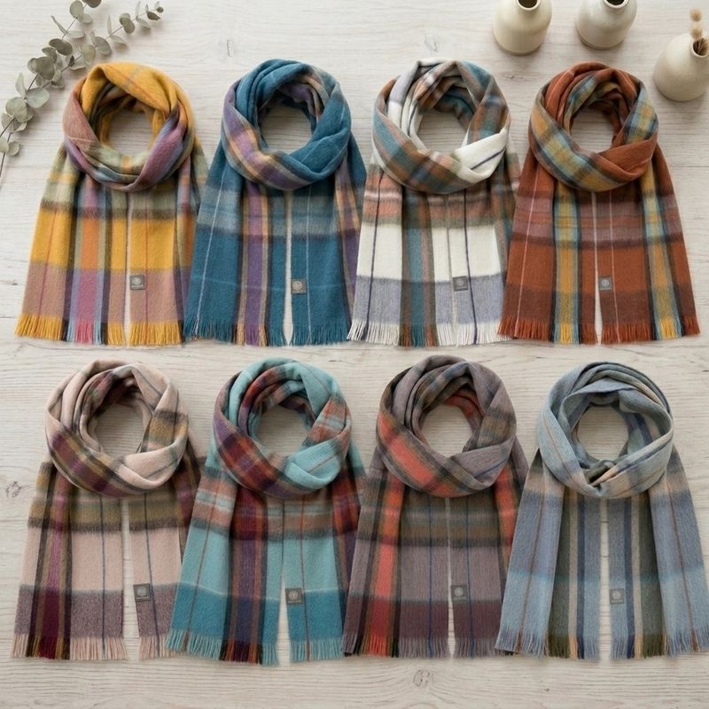 Brushed Tartan Scarf