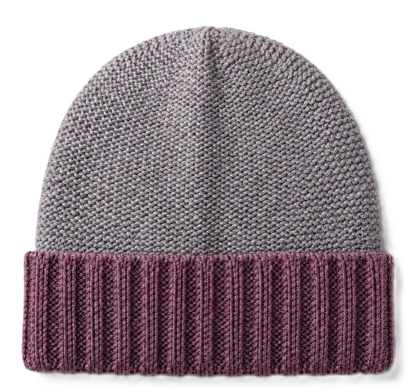 Trail Cuff Alpaca Beanie, Color: Marsala