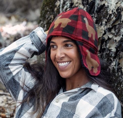 Lodge Plaid Earflap Hat