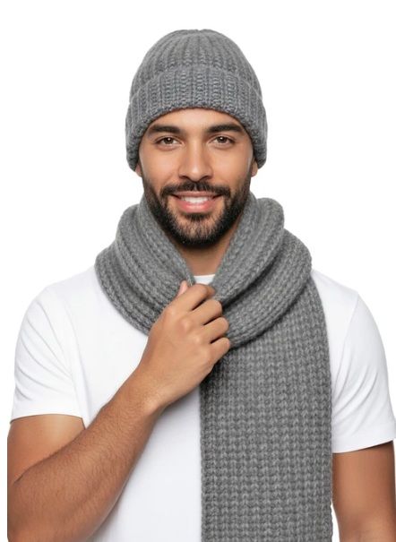 Cozy Knit Alpaca Scarf