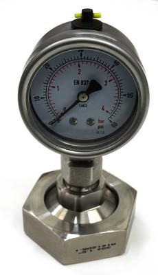 1.5&quot; RJT Female - 0-60 PSI Pressure Gauge