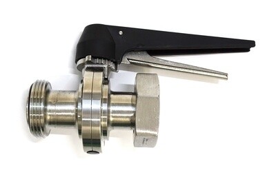 Butterfly Valve 1.5&quot; M/F RJT
