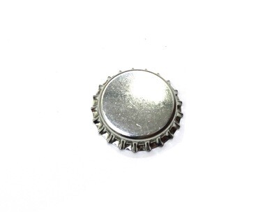 Black Metal Bottle Caps/Crowns x 15