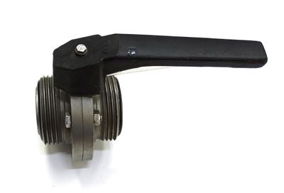 2&quot; RJT Male/Male Butterfly Valve - SECOND HAND