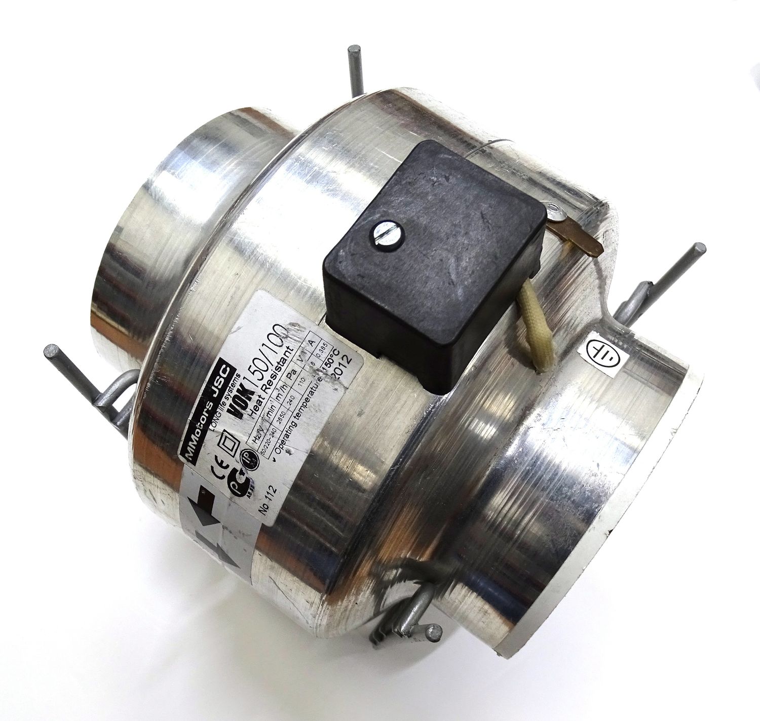 Extraction Fan - 100mm Diameter Pipework - Second Hand
