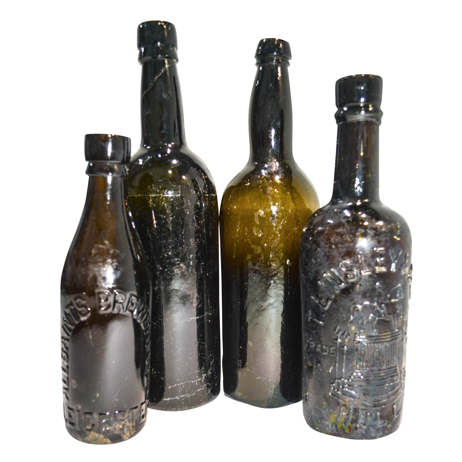 Antique Brown Bottles