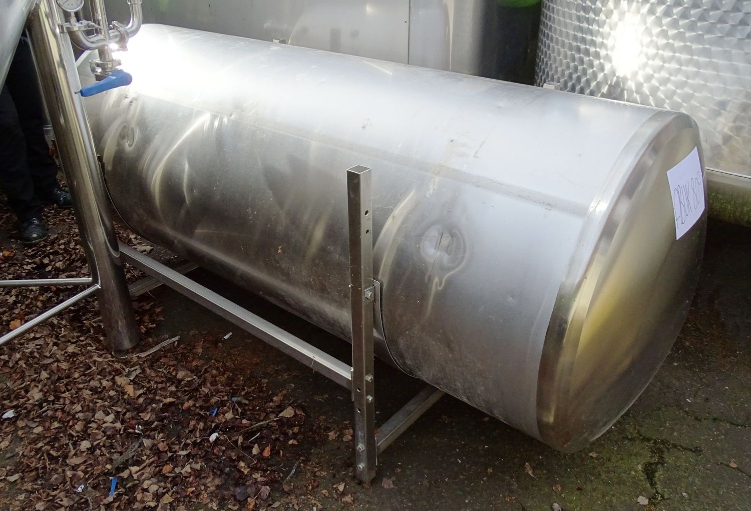 1000L Horizontal Vessel - Second Hand