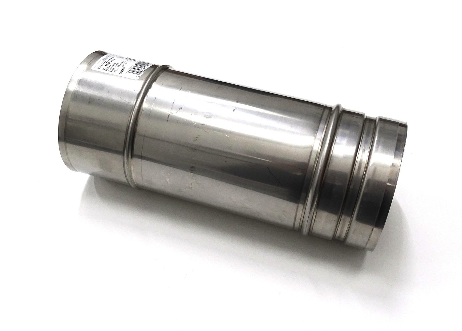 250mm Straight - 100mm Ø