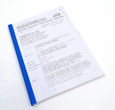Seitz Orion A40 - Datasheet Manual