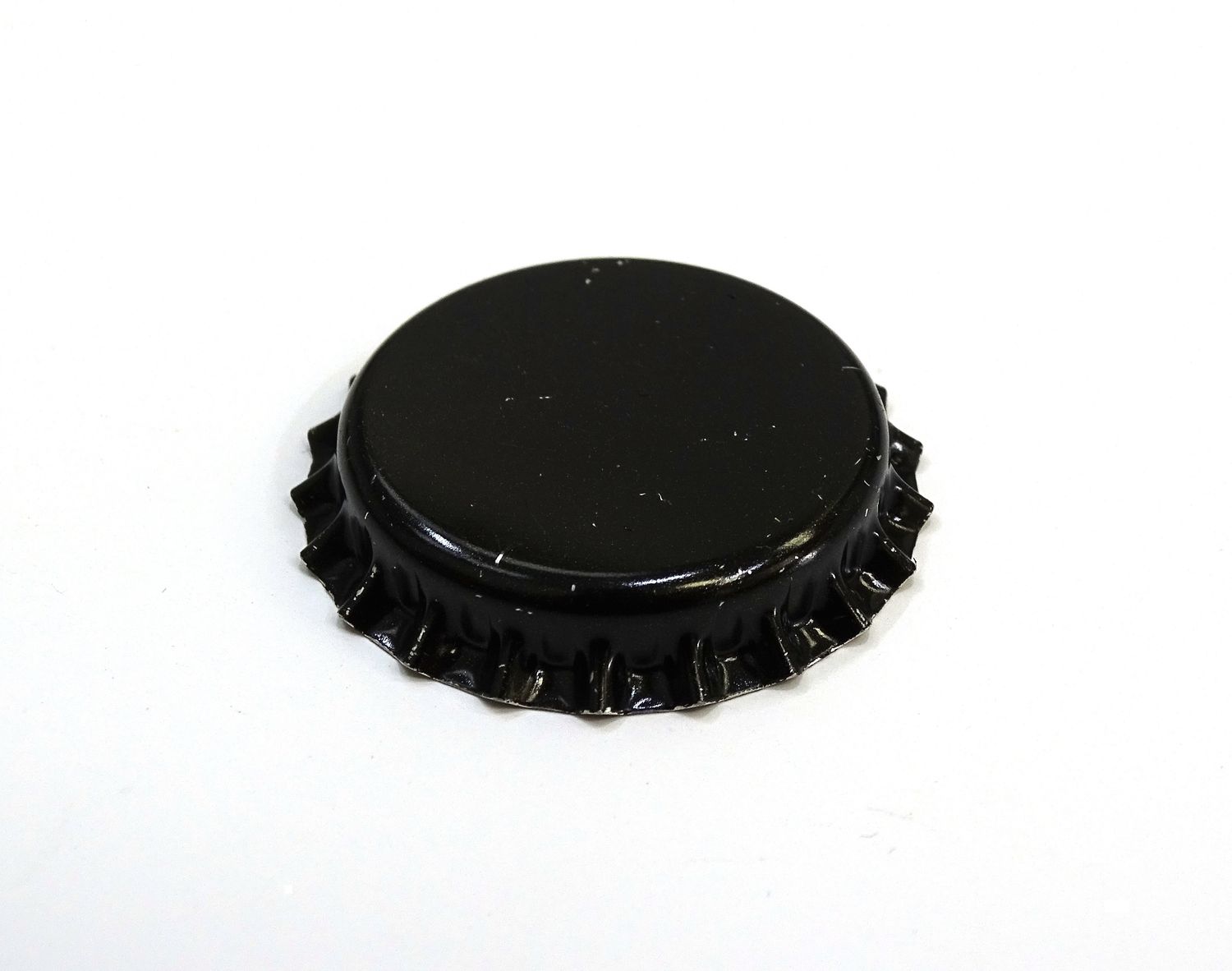 Black Metal Bottle Caps/Crowns x 20