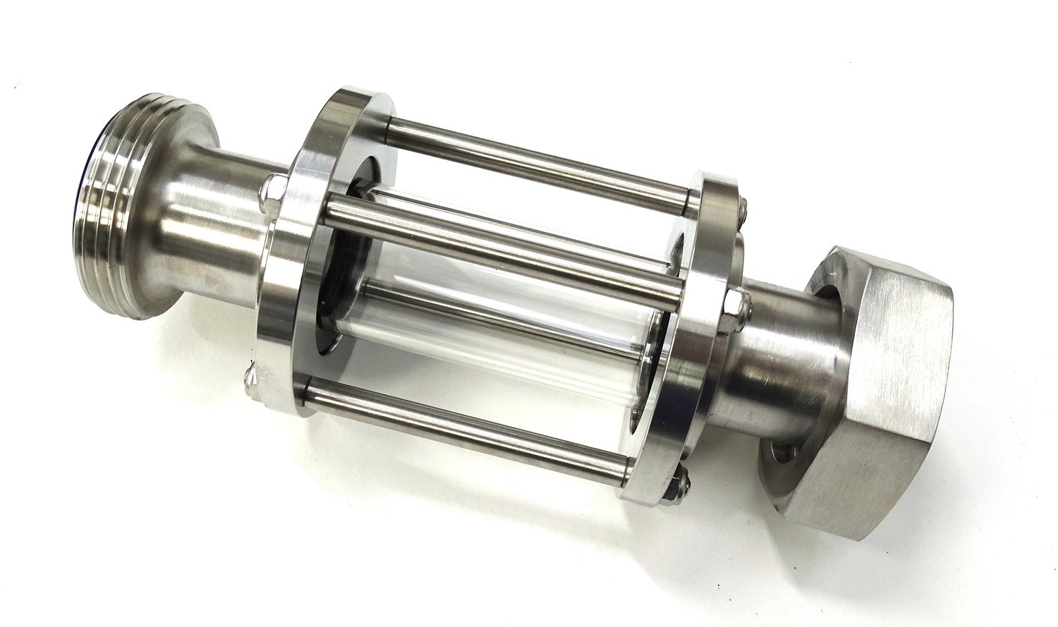 Inline Sight Glass - 1.5" RJT Male - 1.5" RJT Female