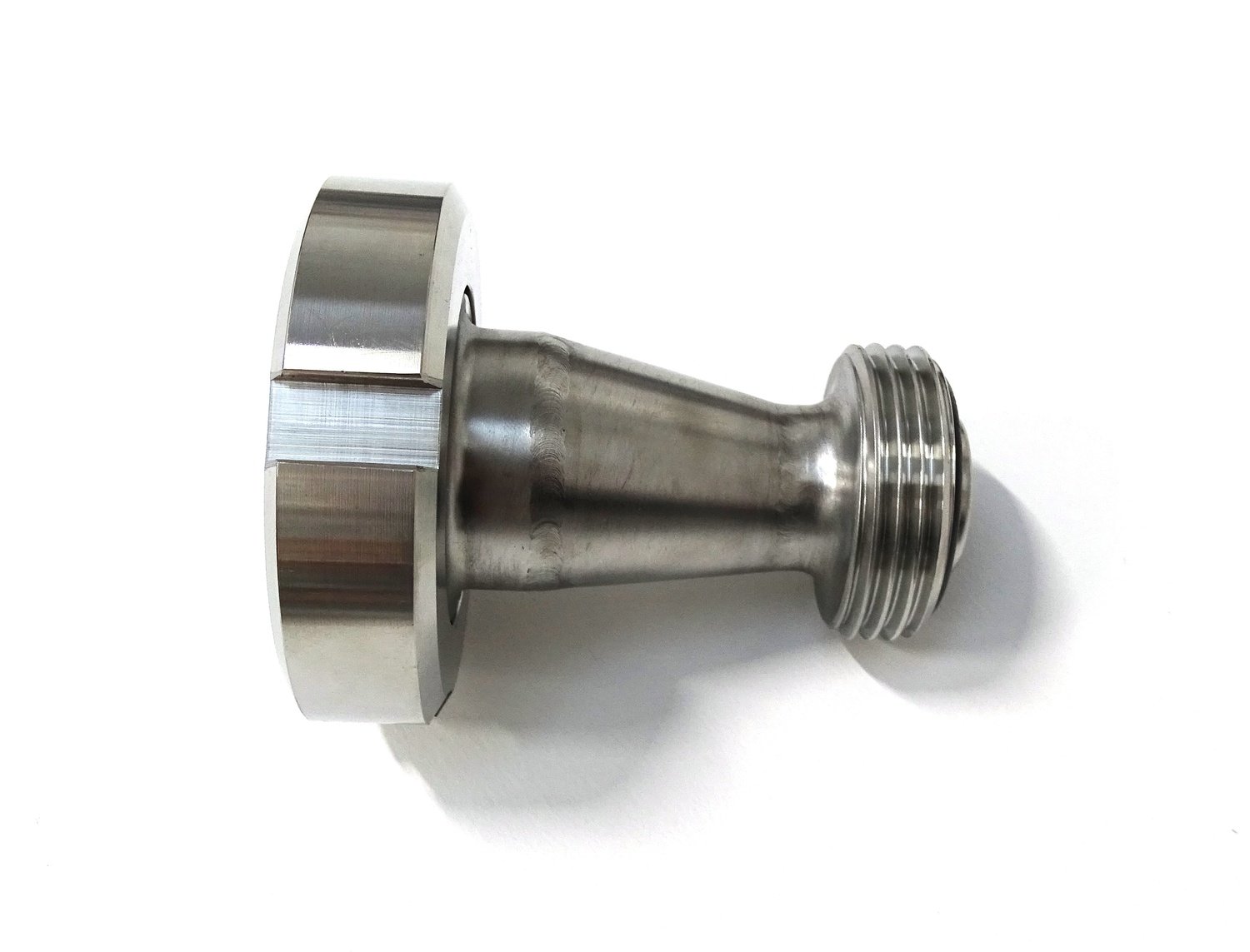 1" RJT Male - DIN 40 Liner &amp; Nut Eccentric Adaptor